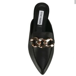 Steve Madden Gold Chain Festivity Slip-On Mule